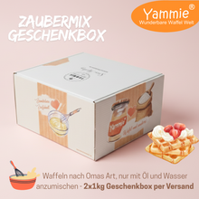 Lade das Bild in den Galerie-Viewer, Zaubermix Waffelbackmischung- nur mit Öl und Wasser zubereitet