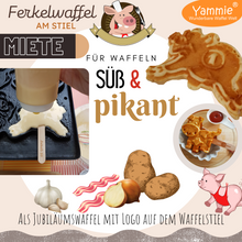 Lade das Bild in den Galerie-Viewer, Schweinewaffeleisen zur Miete