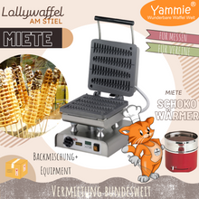 Lade das Bild in den Galerie-Viewer, Mietbacksystem Lollywaffel
