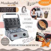 Lade das Bild in den Galerie-Viewer, Mietbacksystem Musikwaffel