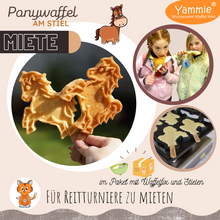 Lade das Bild in den Galerie-Viewer, Miete Ponywaffel am Stiel