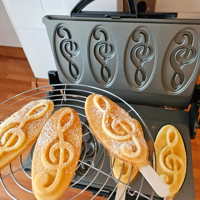 Notenschlüssel Waffeln