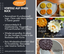 Lade das Bild in den Galerie-Viewer, Individuelle Silikonformen mit Logo – ab Stückzahl 1
