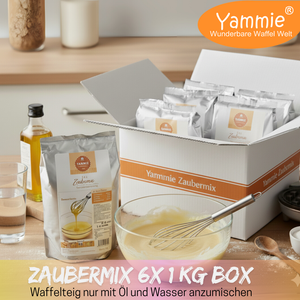 Zaubermix Waffelbackmischung- nur mit Öl und Wasser zubereitet