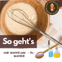 Lade das Bild in den Galerie-Viewer, Waffel Brunch Geschenkbox  - 2 Waffelteigsorten Omas Art und vegan
